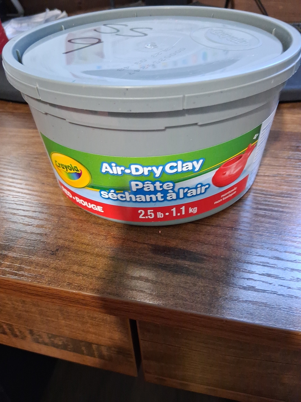 Crayola Air-Dry Clay - Red TubSamples. New